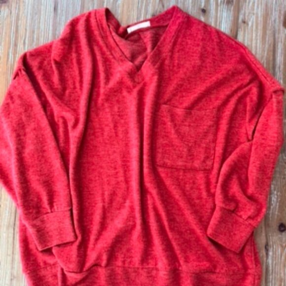 Zenana Red Sweater (S) - Picture 1 of 5